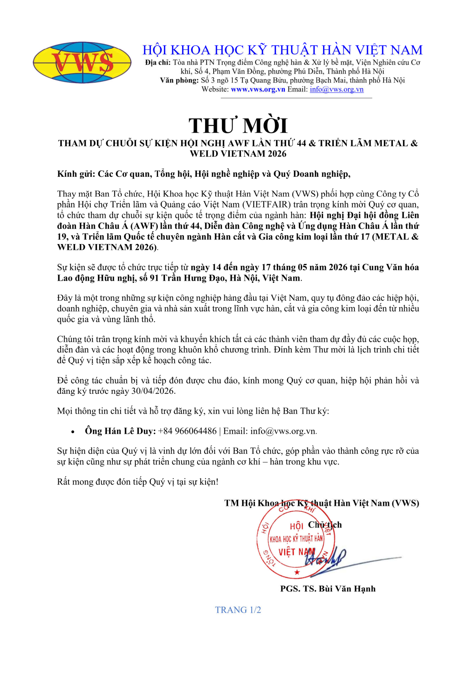 Thu moi tham gia su kien AWF 2026 Page1